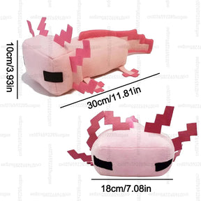 Pelúcia Axolote - Minecraft