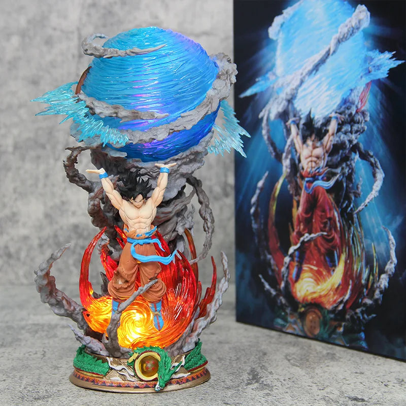 Action Figure Son Goku Spirit Bomb 25cm - Dragon Ball