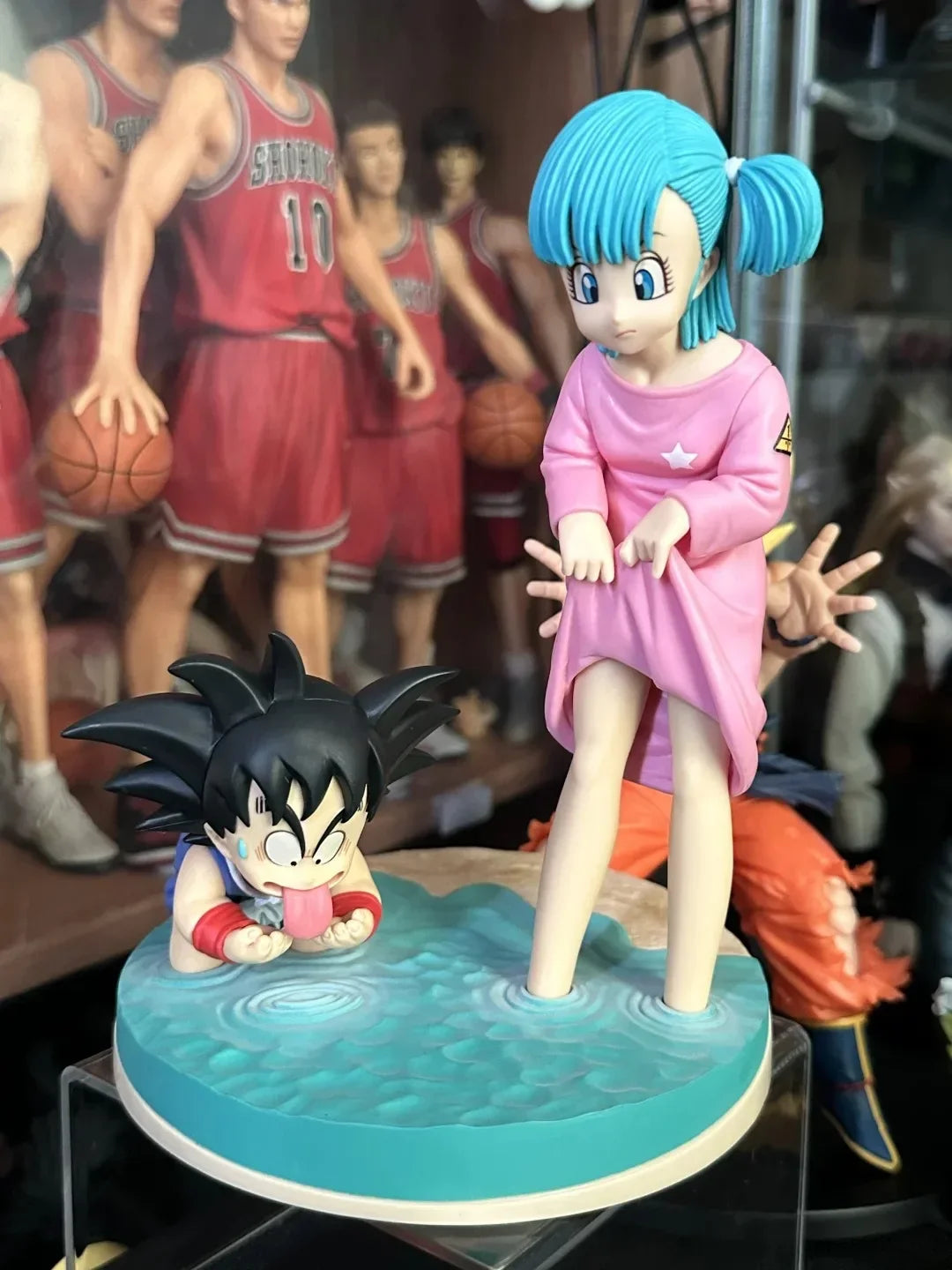 Action Figure Goku e Bulma 16cm - Dragon Ball