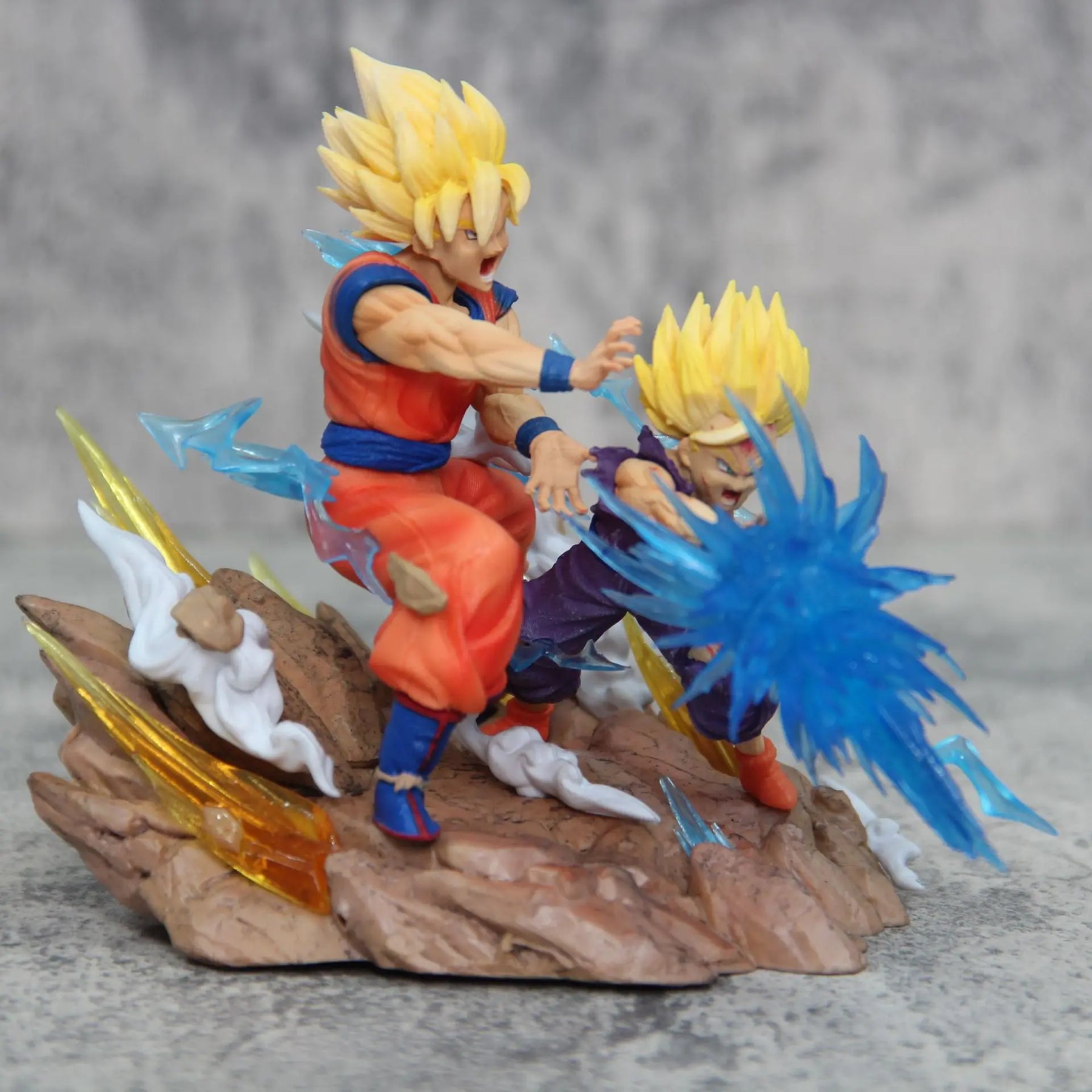 Action Figure Son Goku Kamehameha 14cm Super Saiyan - Dragon Ball