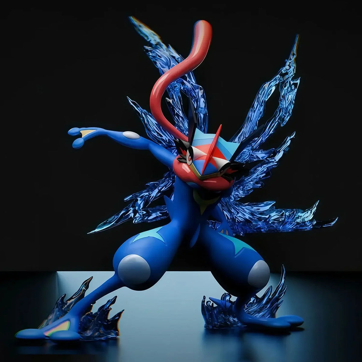 Action Figure Ash Ketchum Greninja 9cm - Pokémon