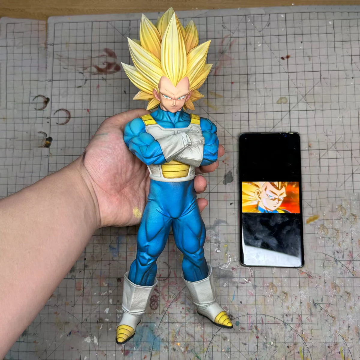 Action Figure Vegeta Super Saiyan 27cm - Dragon ball
