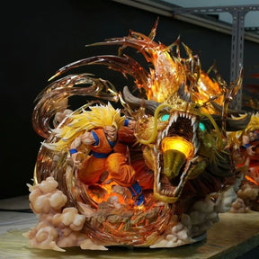 Action Figure Son Goku and Shenron 28cm - Dragon Ball