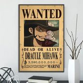 Cartaz de Procurado Oficial Dracule Mihawk