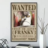 Cartaz de Procurado Oficial Franky