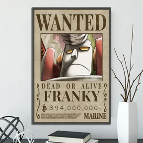 Cartaz de Procurado Oficial Franky