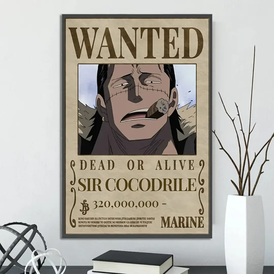 Cartaz de Procurado Oficial Sir Cocodrile
