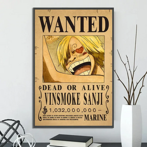Cartaz de Procurado Oficial Sanji