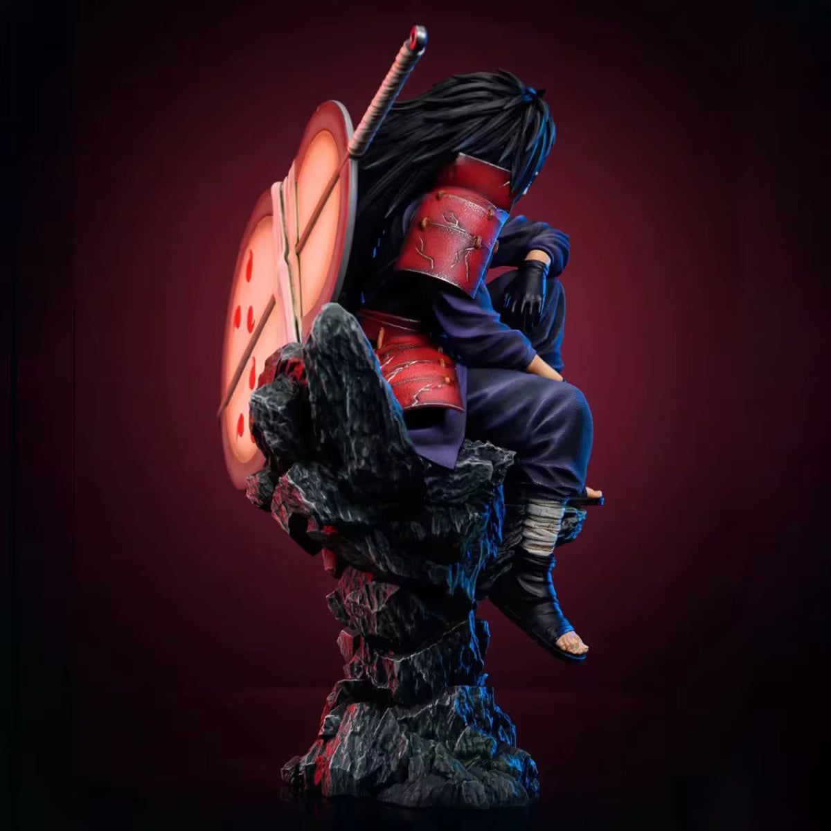 Action Figure Uchiha Madara 30cm – Edição Shinobi Supremo | Naruto Shippuden